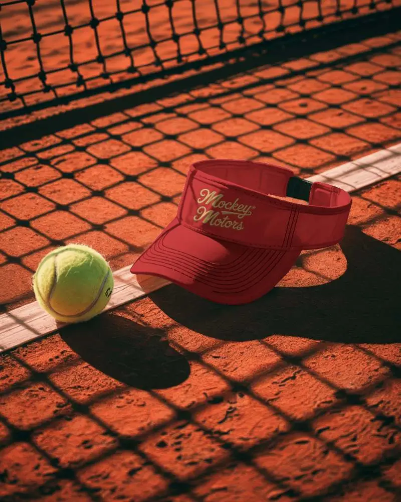 Sporty Tennis Cap Mockup Perfect For Outdoor Activities And Sun Protection During Active Games