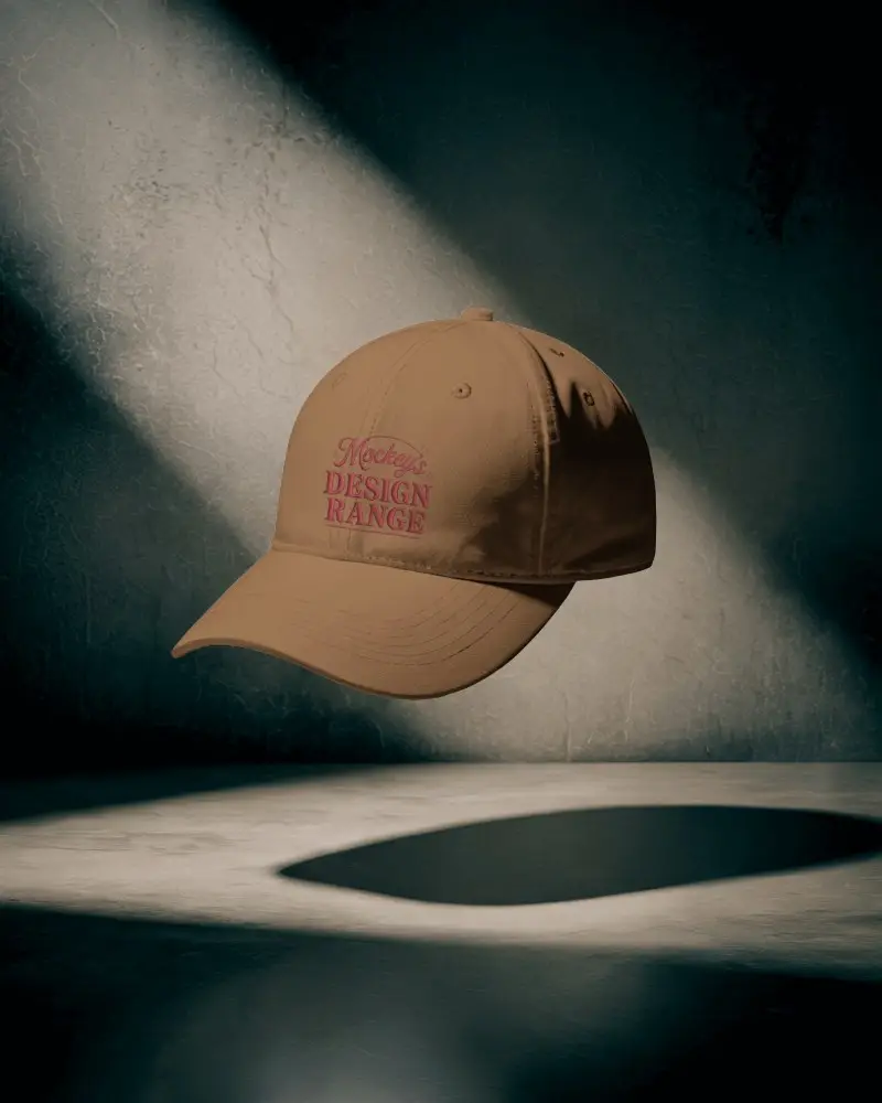 Premium Quality Custom Cap Mockup For Branding And Promotional Use In Creative Projects