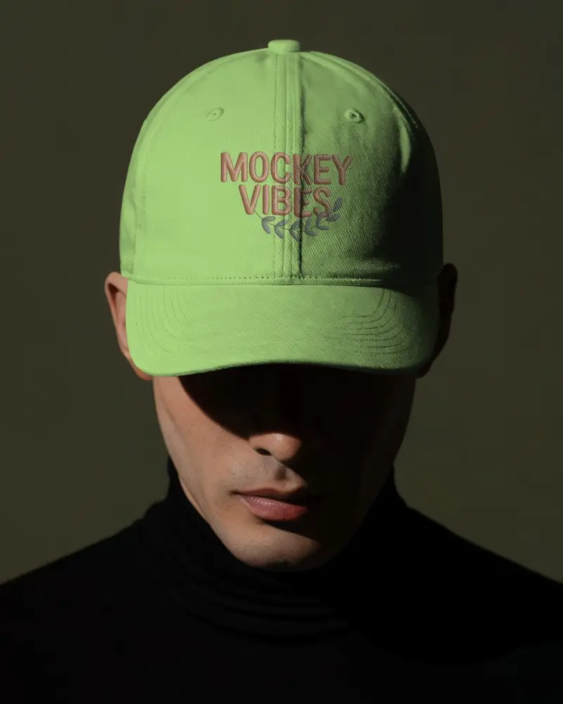 Unisex Classic Baseball Cap Mockup For Custom Embroidery And Branded Fashion Accessory
