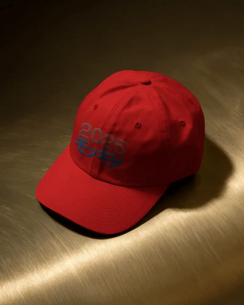 Stylish Cap Mockup On Golden Surface With Metallic Shine Premium Studio Fashion Presentation