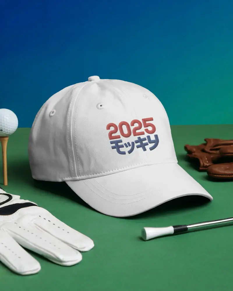 Sporty Cap Mockup On Golf Green With Gloves Club And Ball Active Outdoor Fashion Display Shot
