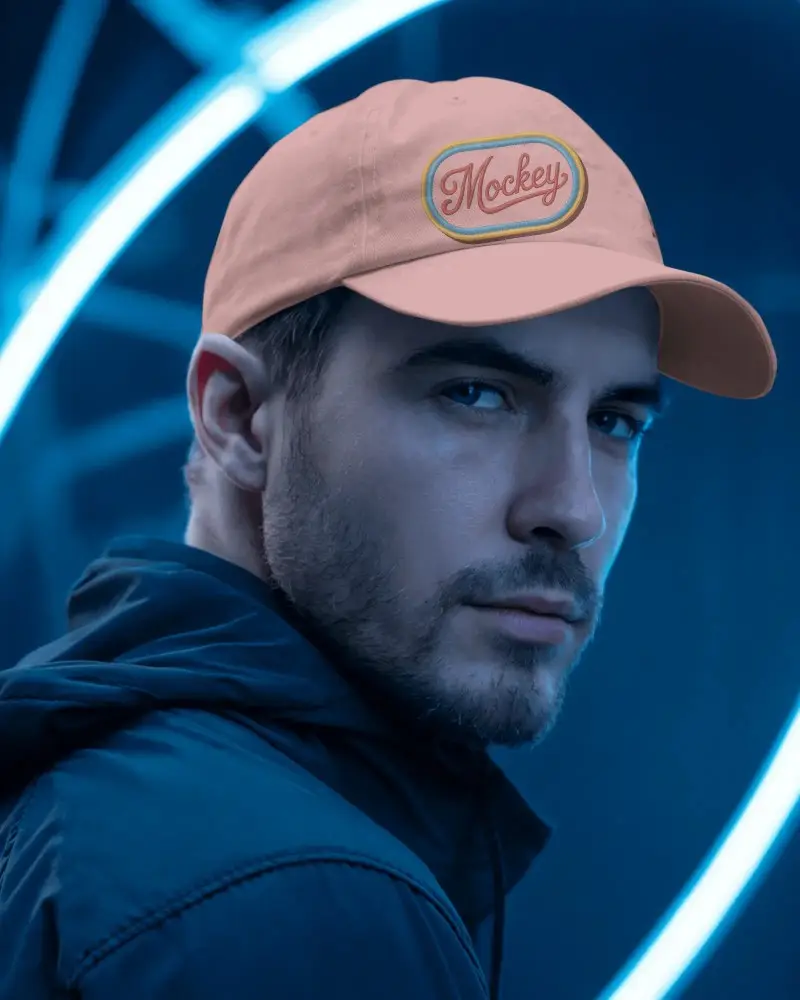 Trendy Casual Baseball Cap Mockup For Custom Logo Designs And Promotional Uses