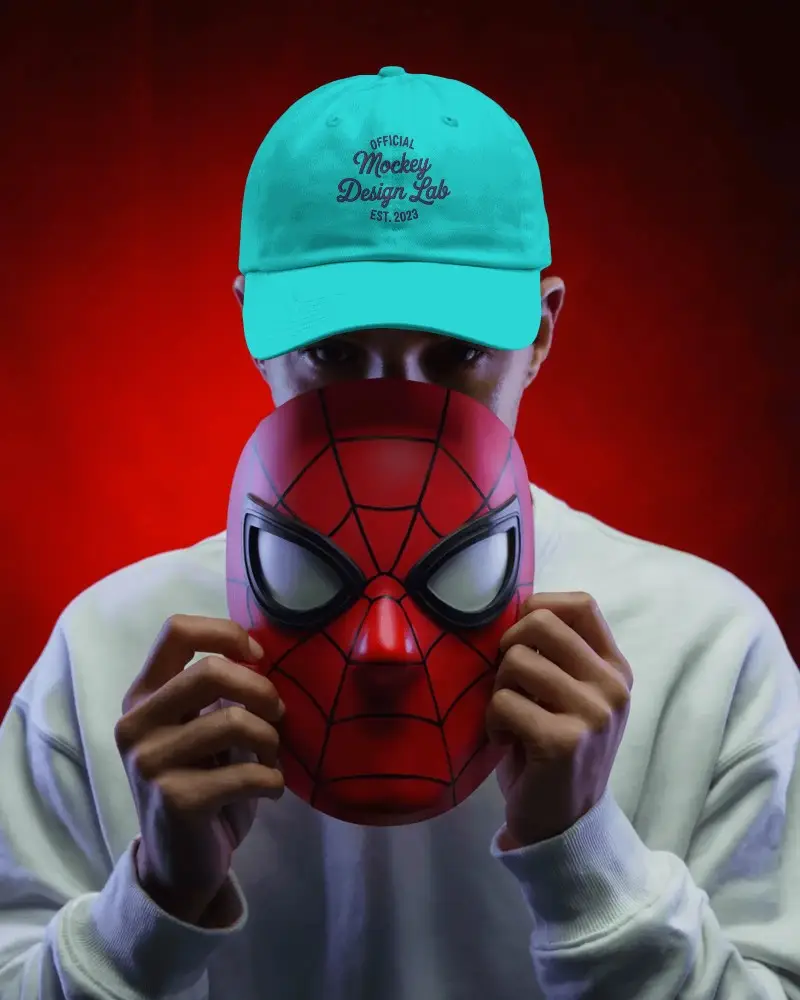 Trendy Baseball Cap Mockup For Creative Logo Placement And Fast Fashion Marketing Use