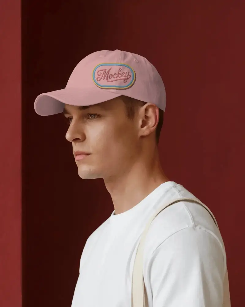 Sleek Urban Style Baseball Cap Mockup For Promotional Branding And Customization