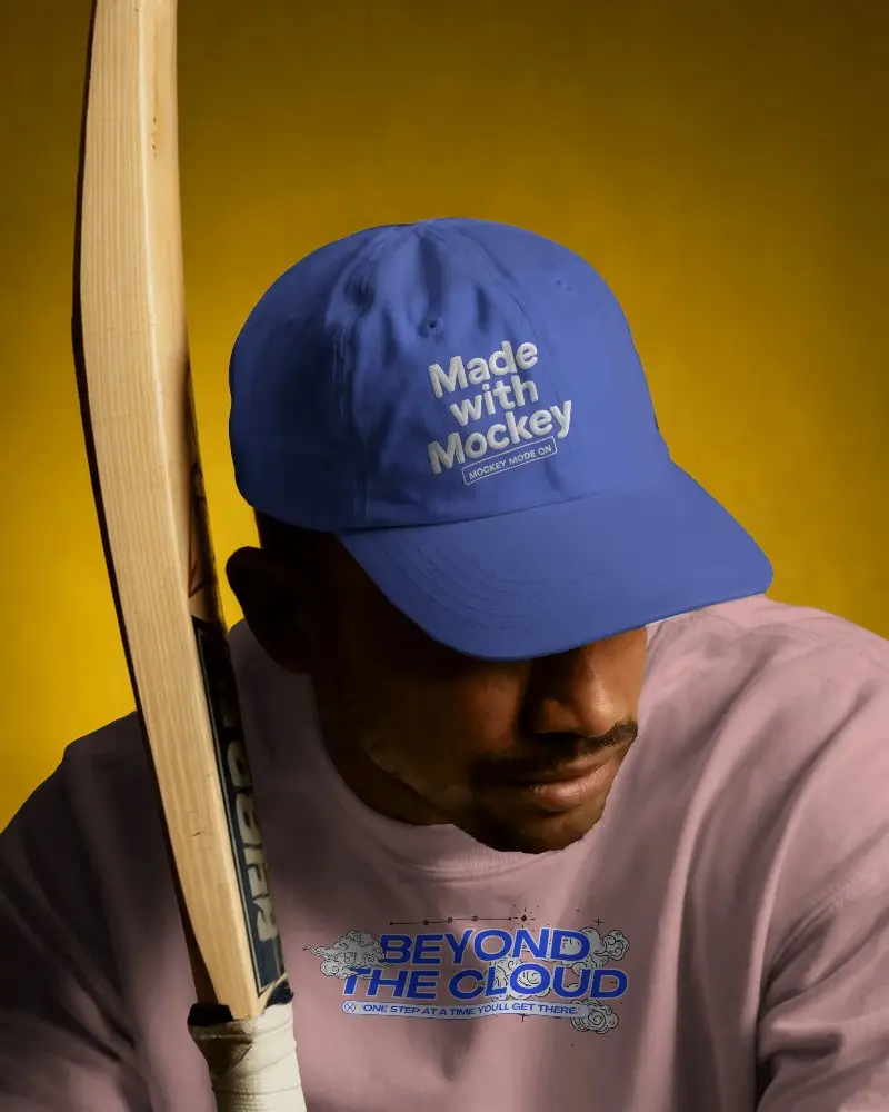 Stylish Casual Baseball Cap Mockup For Sportswear And Outdoor Activity Headgear Promotion