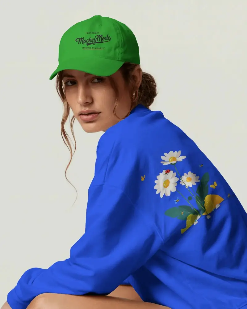 Sleek Minimalist Cap Mockup For Modern Streetwear Branded Accessories Fashion Stylish Casual