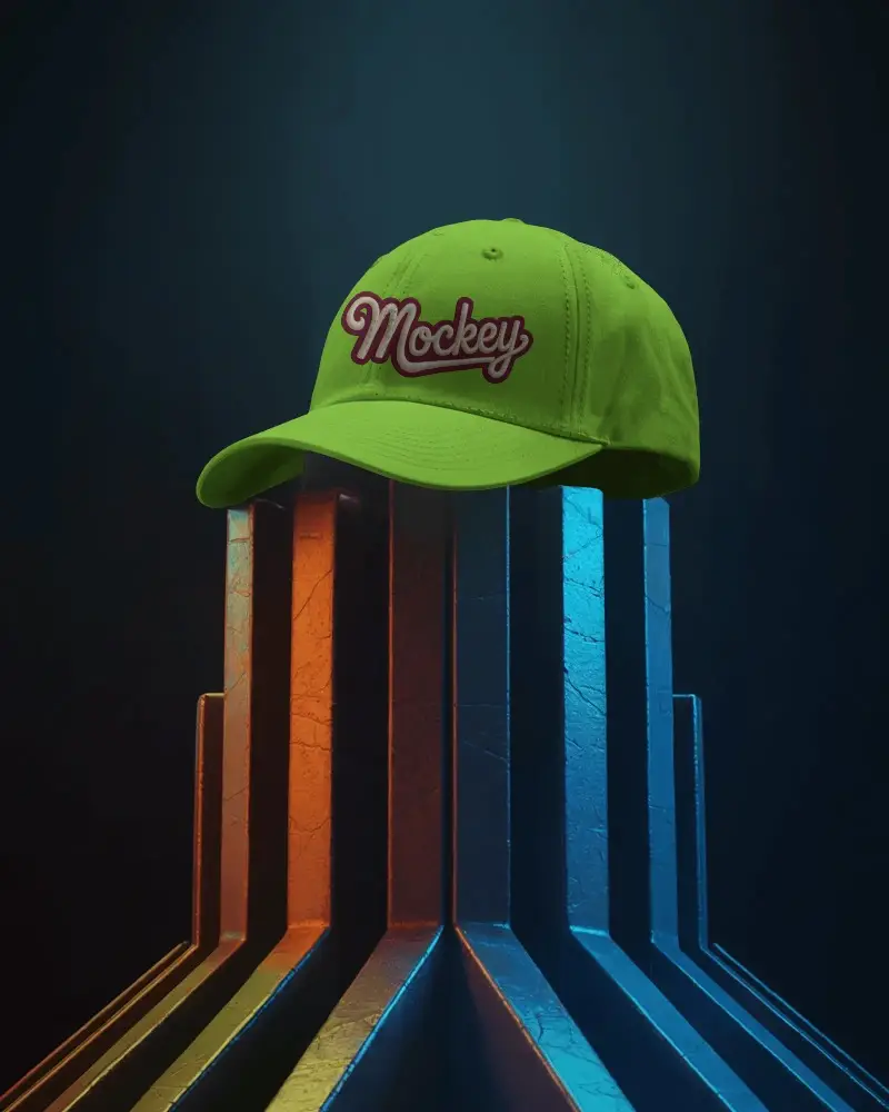 Premium Quality Cap Baseball Cap Mockup For Custom Logo Or Branding Presentation