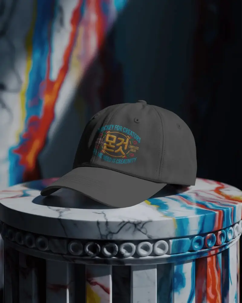 Premium Cotton Baseball Cap Mockup With Adjustable Strap For Comfortable Everyday Wear