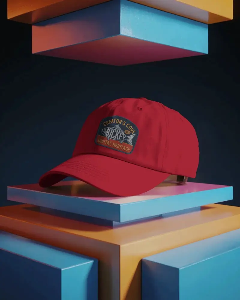 Premium Quality Baseball Cap Mockup For Custom Logos And Personalized Headwear Designs