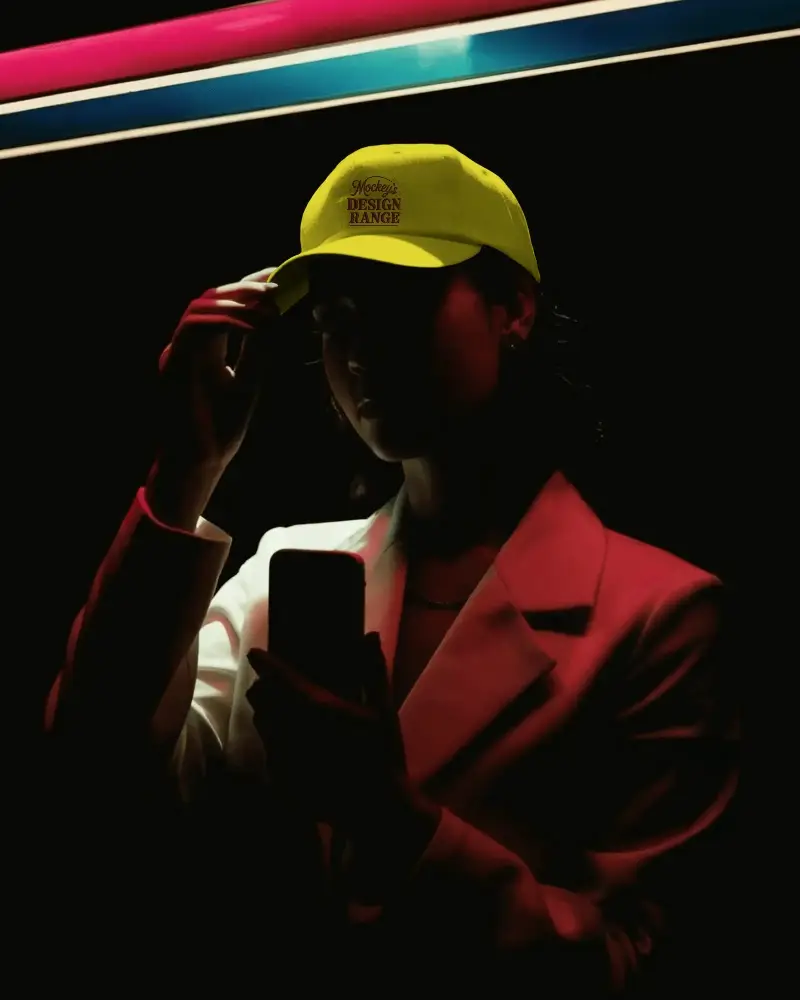 Modern Minimalist Cap Mockup For Custom Logo Branding And Fashion Design Promotions