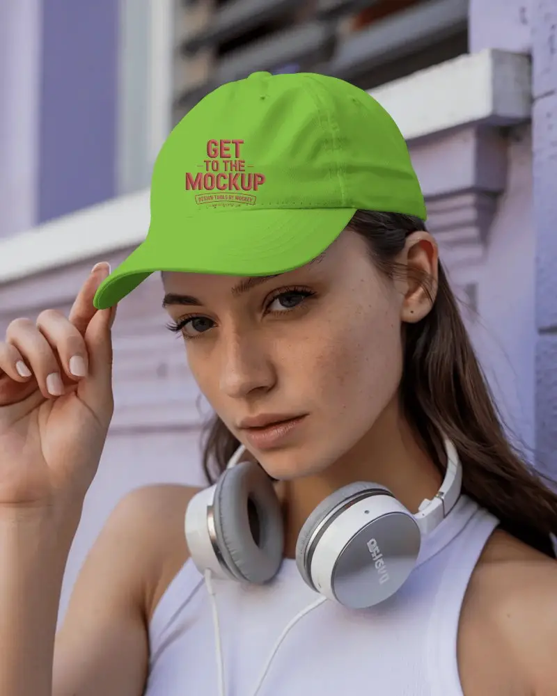 Stylish Casual Cap Mockup For Modern Outdoor Activewear Promotional Branding
