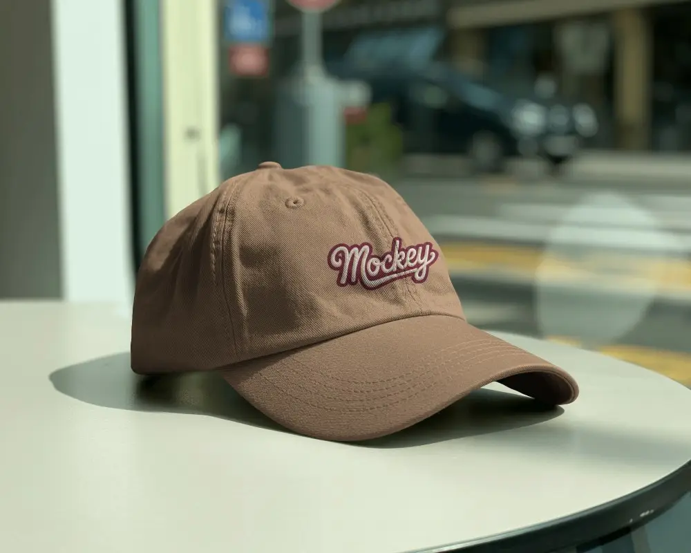 Classic Baseball Cap Mockup For Custom Logo Branding And Promotional Merchandise Design