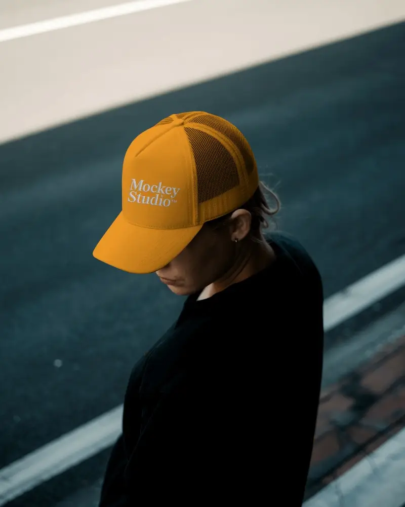 Lightweight Breathable Trucker Hat Perfect For Summer Outdoor Activities And Sports