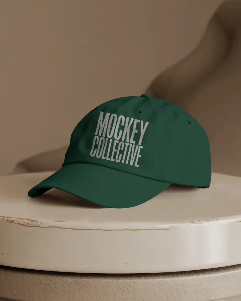 Adjustable Back Strap Sporty Cap Mockup For Outdoor Adventures And Casual Wear Stylish Headwear