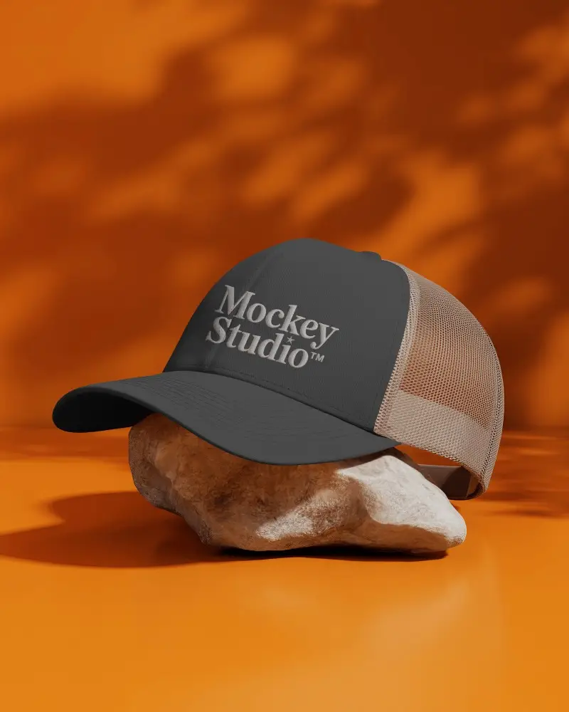 Adjustable Trucker Hat Mockup Designed For Comfort Daily Use And Customizable Fit For All Users
