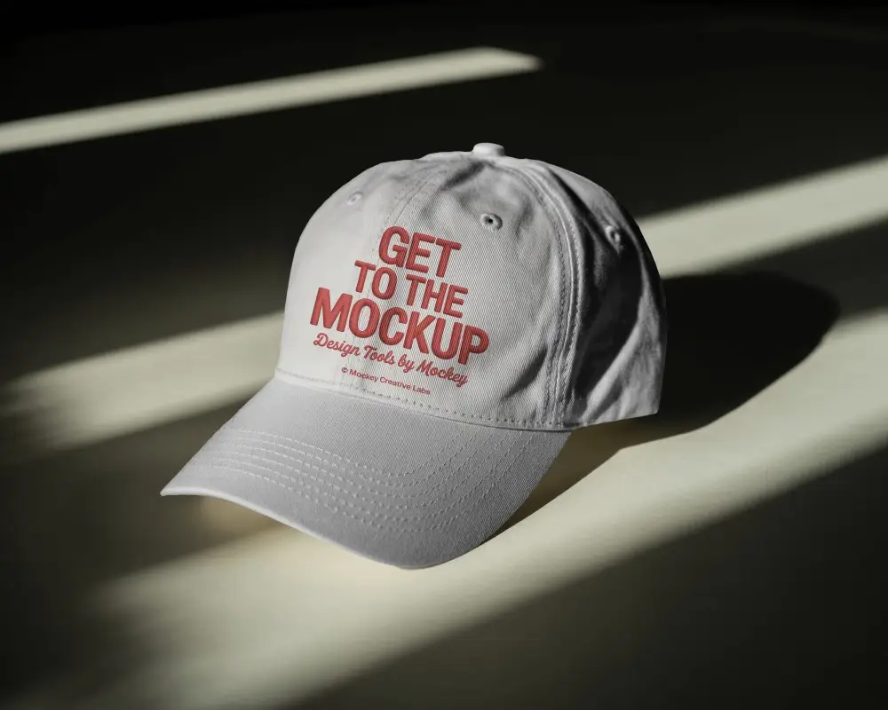 Stylish Baseball Cap Mockup With Curved Brim For Casual Wear And Summer Outdoor Activities