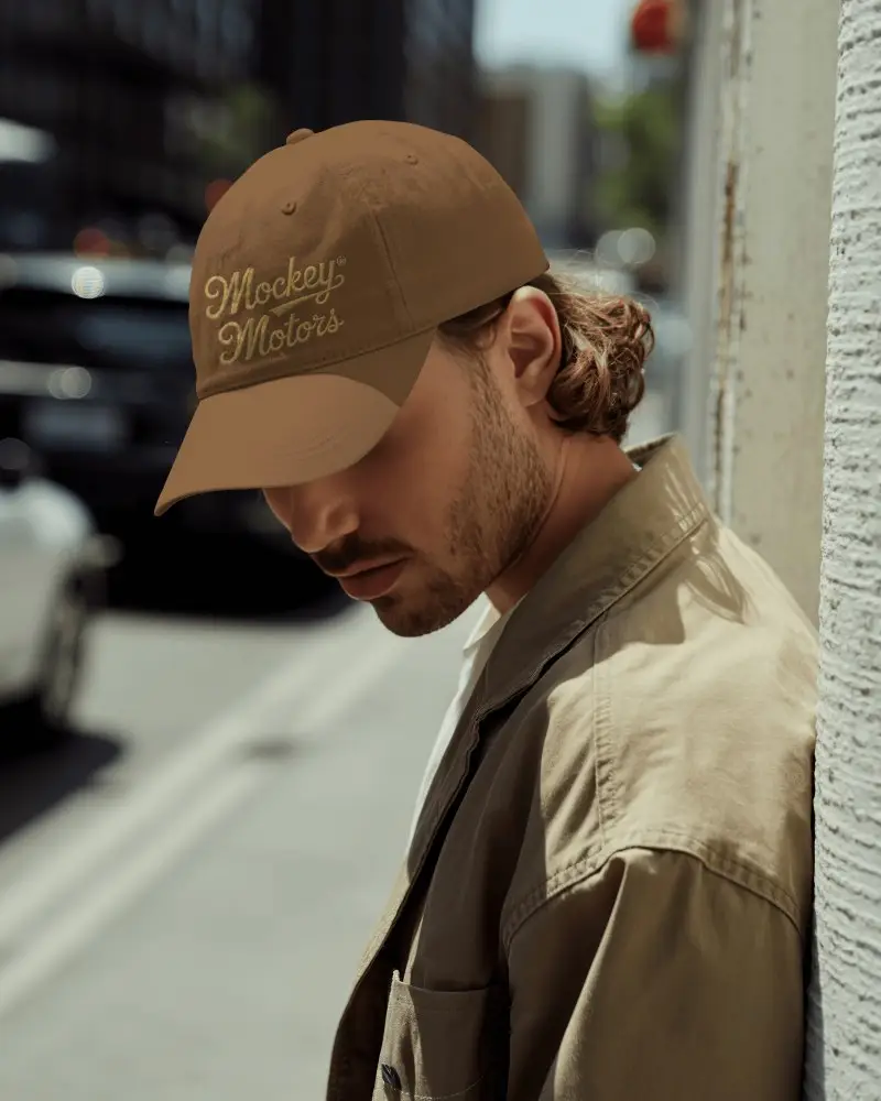 Premium Streetwear Baseball Cap Mockup For Men Trendy Versatile Headwear Design For All Seasons