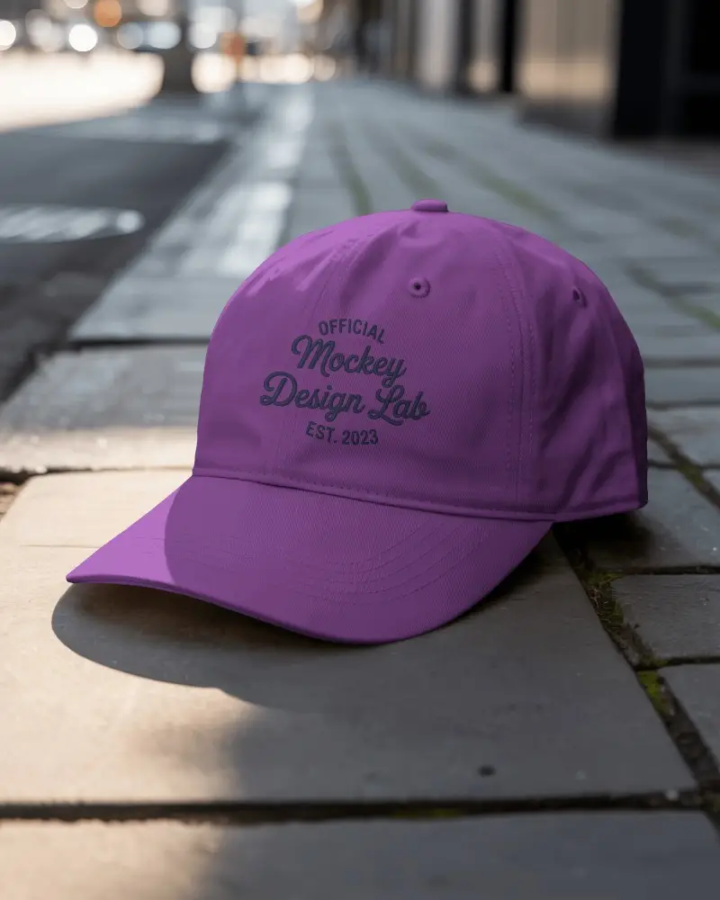 Simple Everyday Cap Mockup For Custom Embroidery And Printing Projects