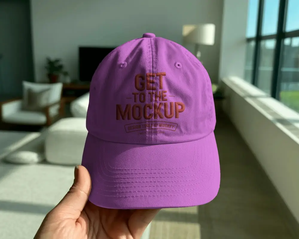 Premium Quality Unisex Baseball Cap Mockup Custom Embroidery And Branded Merchandise