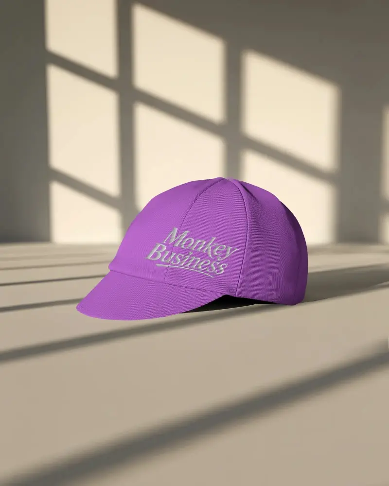 Modern Minimalist Cap Mockup For Stylish Accessory Branding With Clean Background