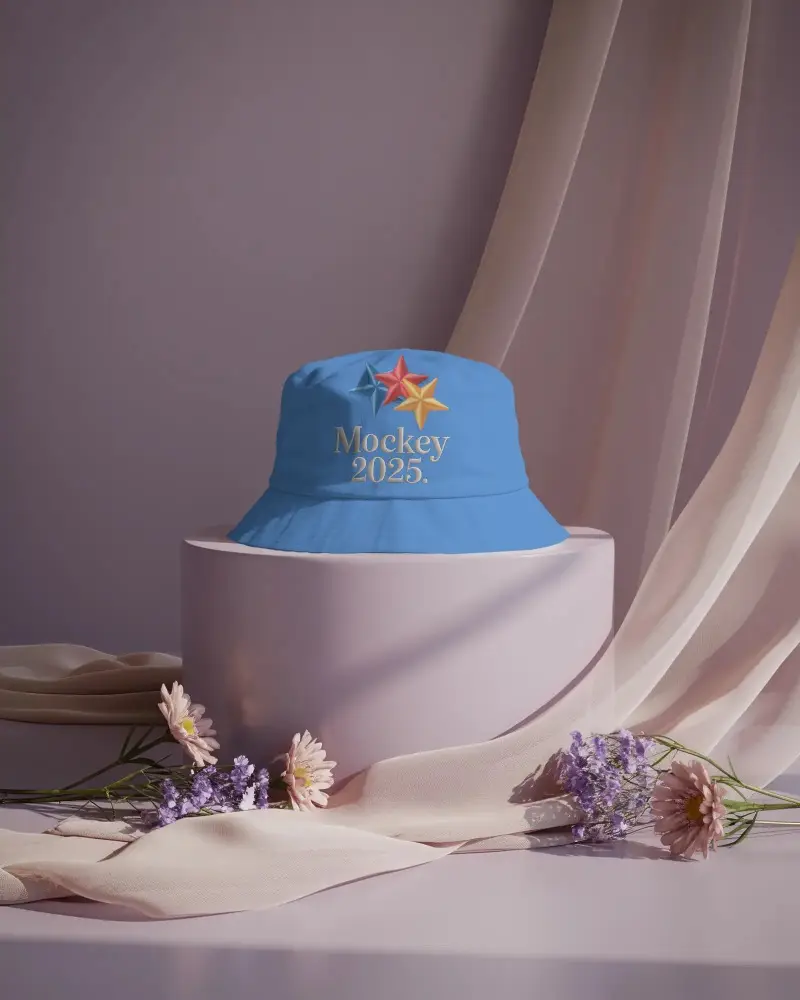 Premium Quality Bucket Hat Mockup For Branding And Promotional Products