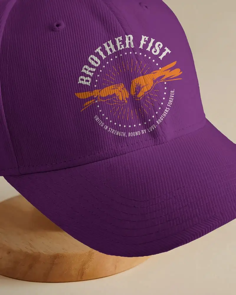 Clean And Minimal White Cap Mockup Showing Fine Texture On Brim And Panel Perfect For Detailed Branding