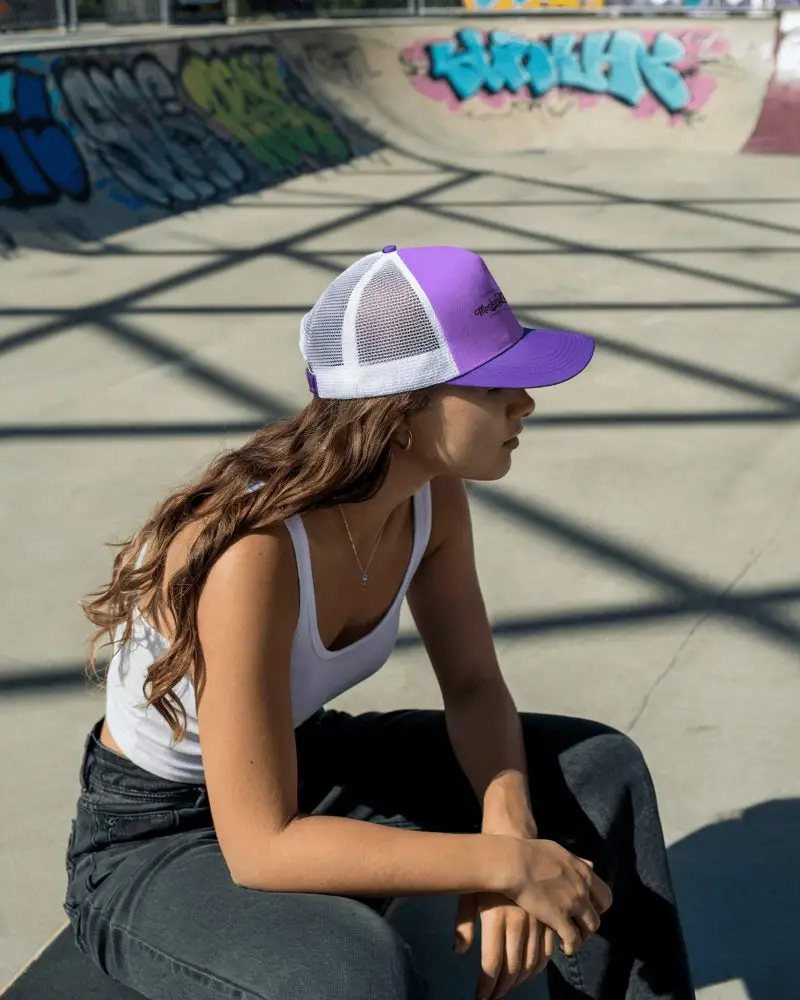 Trendy Mesh Blank Trucker Hat For Summer Streetwear And Active Lifestyle Looks