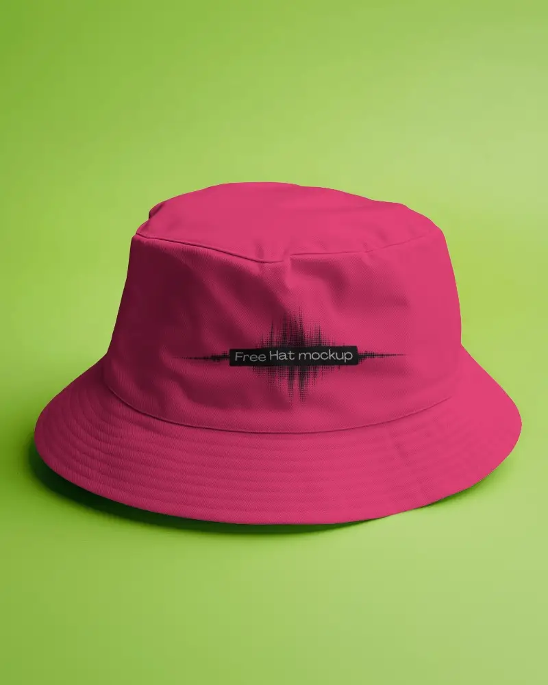 High Resolution Bucket Hat Mockup For Headwear Branding And Product Promotion