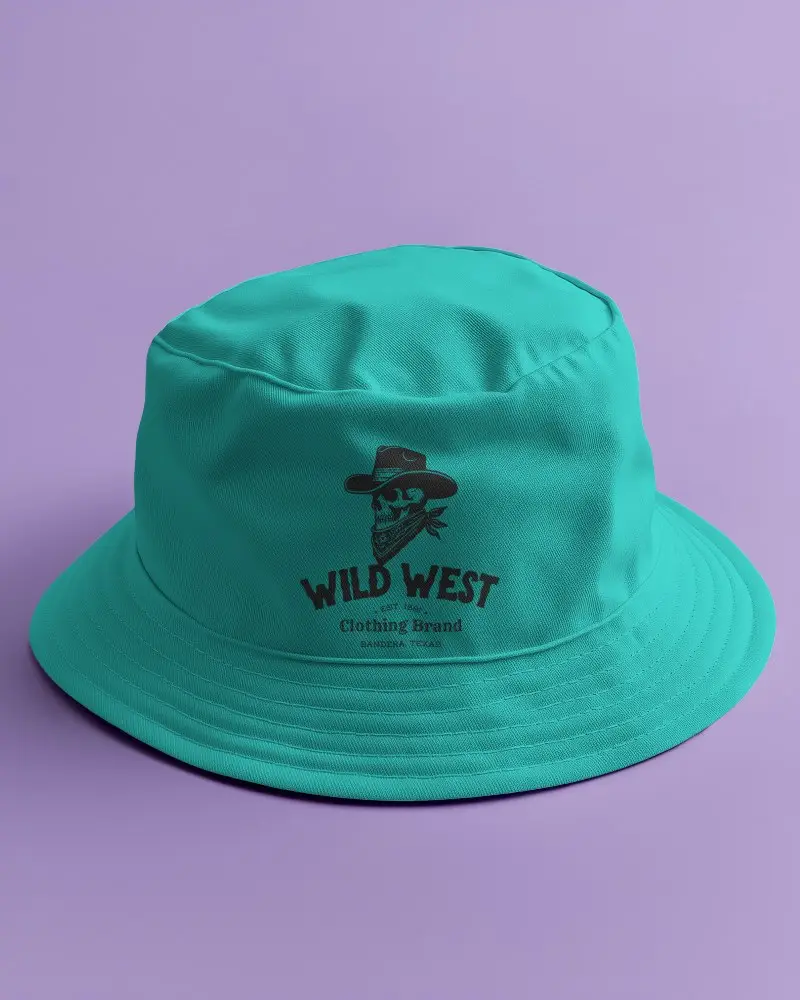 Premium Bucket Hat Mockup In High Resolution With Studio Scene Presentation