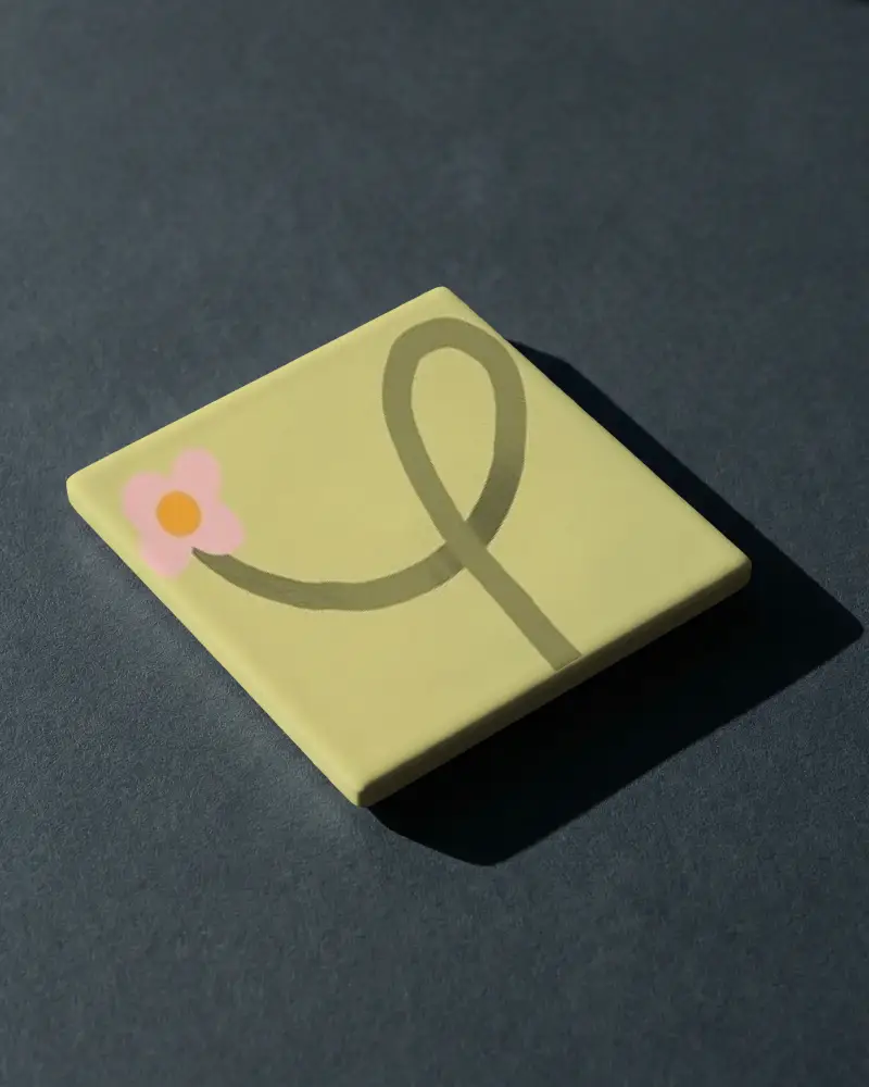Minimalist Square Coaster Mockup For Brand Presentation And Custom Design