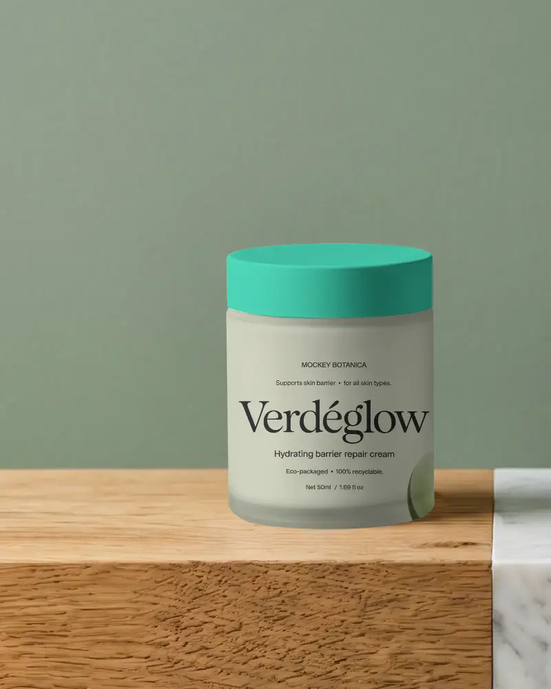 Premium Skincare Cream Jar Mockup For Beauty Product Advertisement And Design
