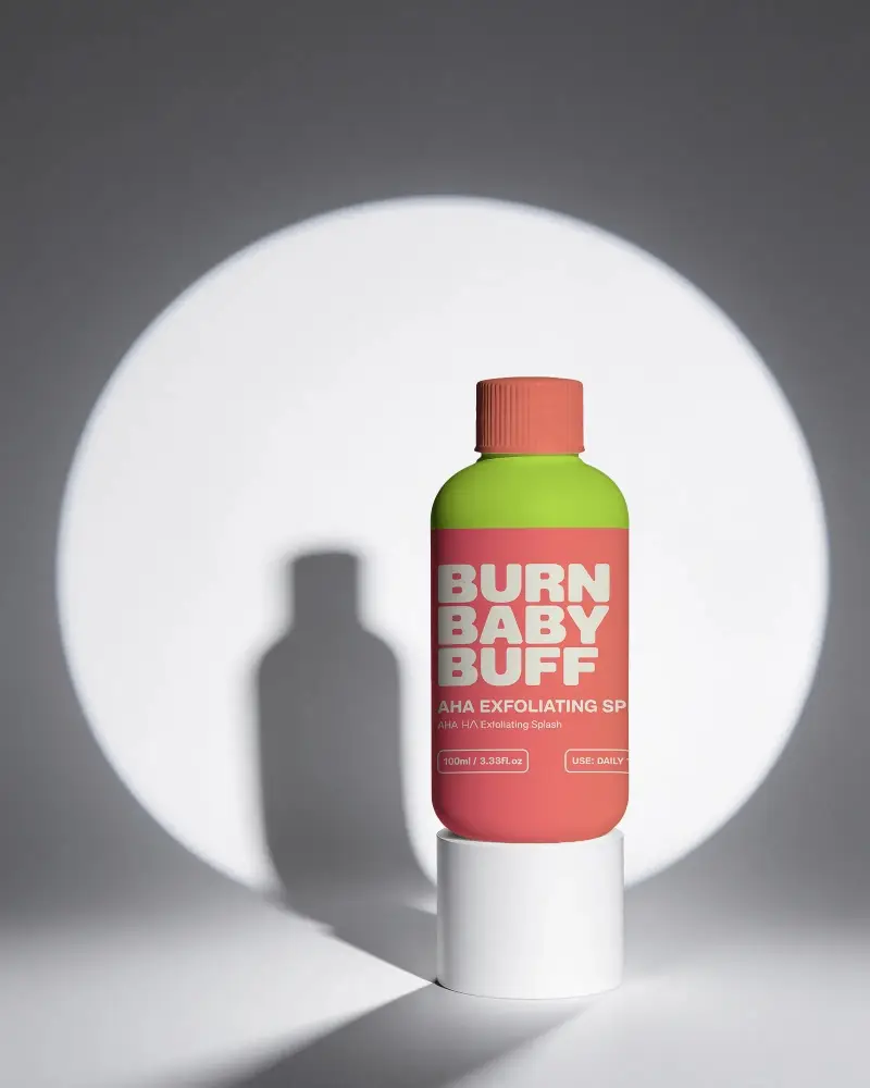 Sleek Cosmetic Bottle Mockup On Minimalist Background For Beauty Product Presentation