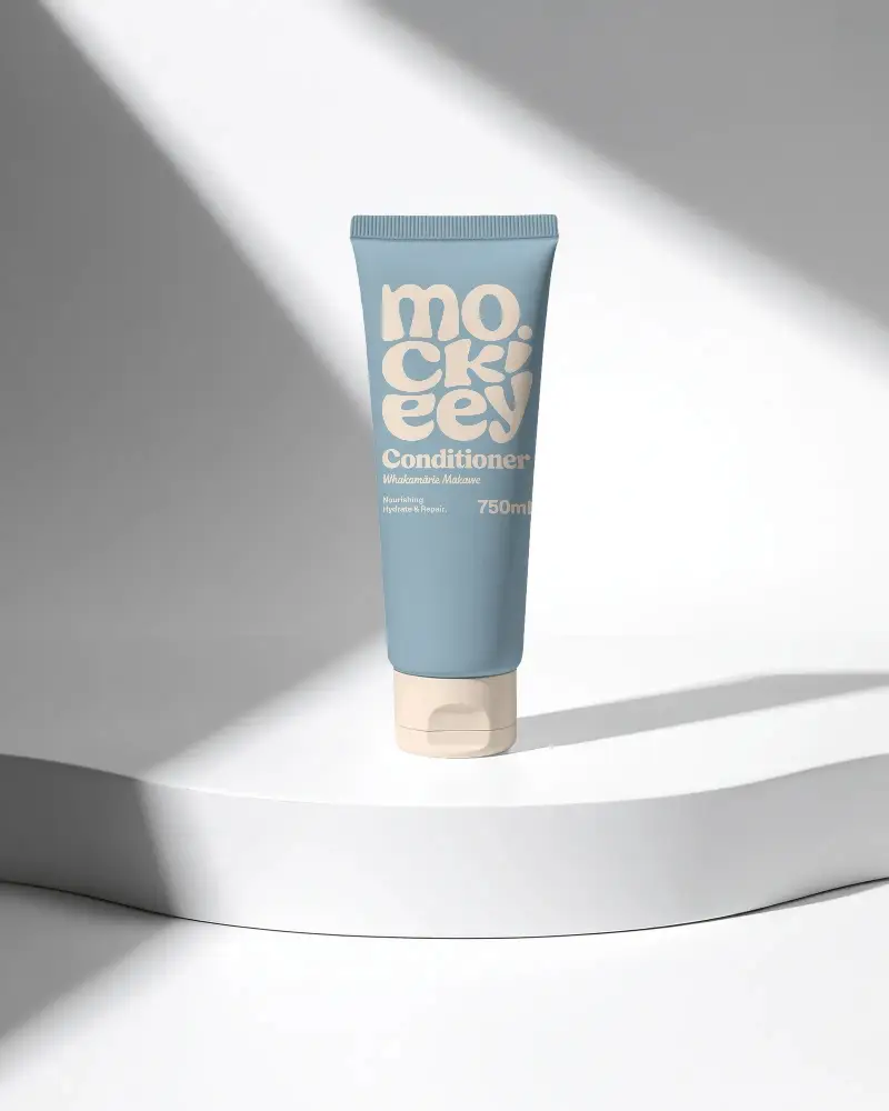Elegant Minimalist Cosmetic Tube Mockup For Skin Care Or Beauty Product Packaging Templates