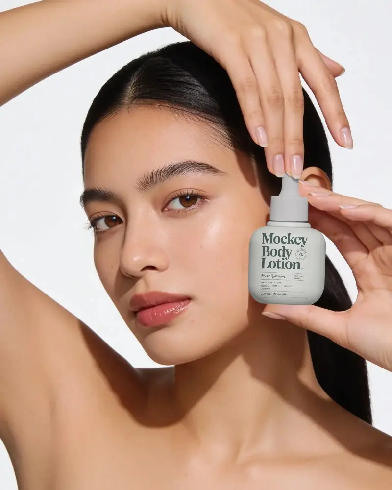 Sleek Cosmetic Dropper Bottle Mockup For Luxury Skincare Products And Ads