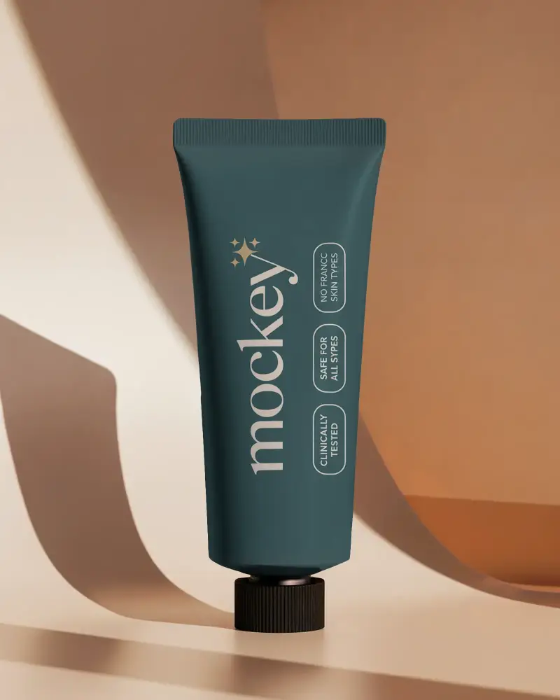 High Quality Blank Cosmetic Tube Mockup Ideal For Beauty Product Designs