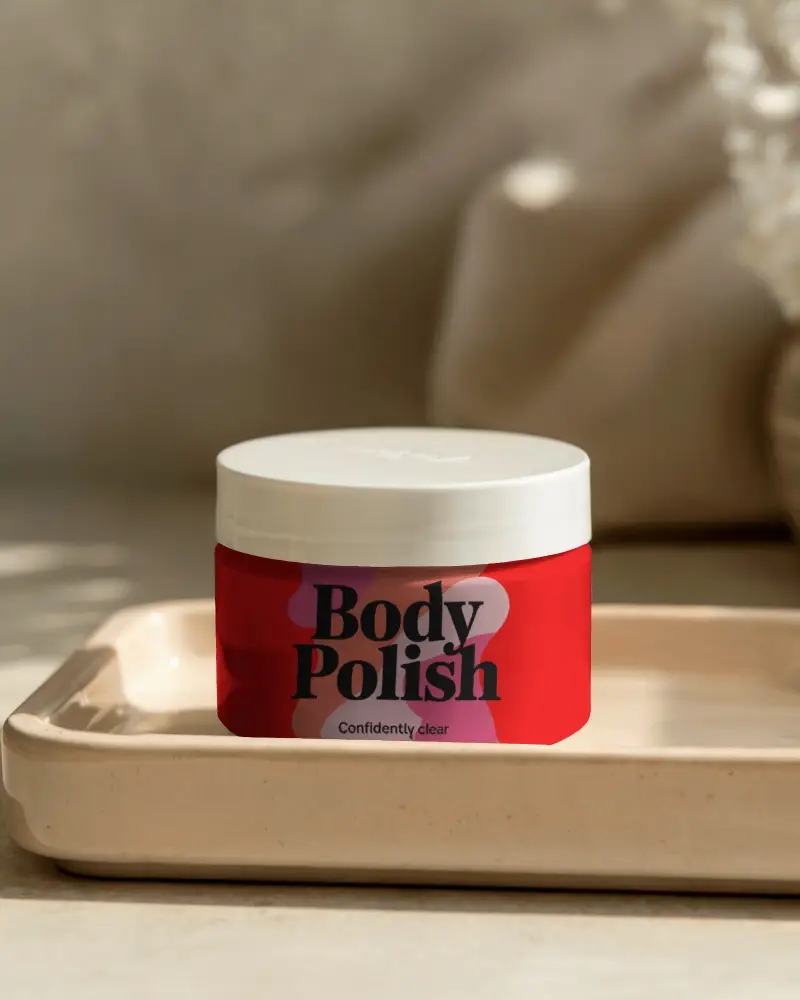 Premium Cosmetic Jar Mockup On Minimalist Ceramic Tray For Luxury Skin Care Product Display