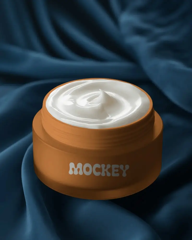 Luxurious Skin Care Cream Jar Mockup For Beauty Brand Packaging Presentation Design