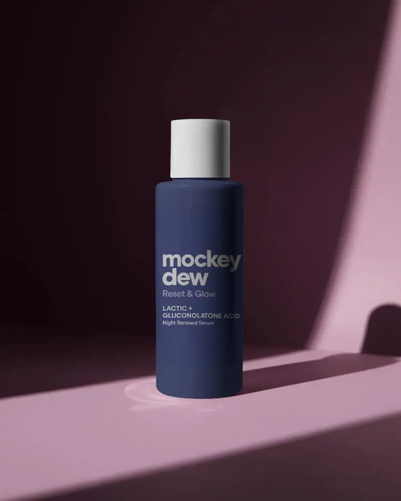 Premium Cylindrical Cosmetic Container Mockup For Custom Beauty Product Presentation