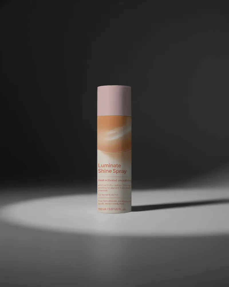 Sleek Cylindrical Cosmetic Bottle Mockup For Luxury Skin Care Product Packaging Mockup