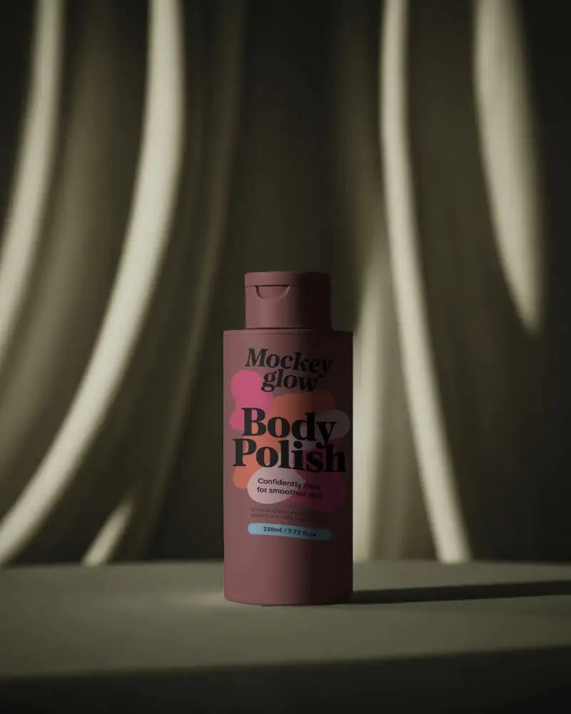 High Quality Matte Finish Cosmetic Bottle Mockup For Beauty Product Design Layout