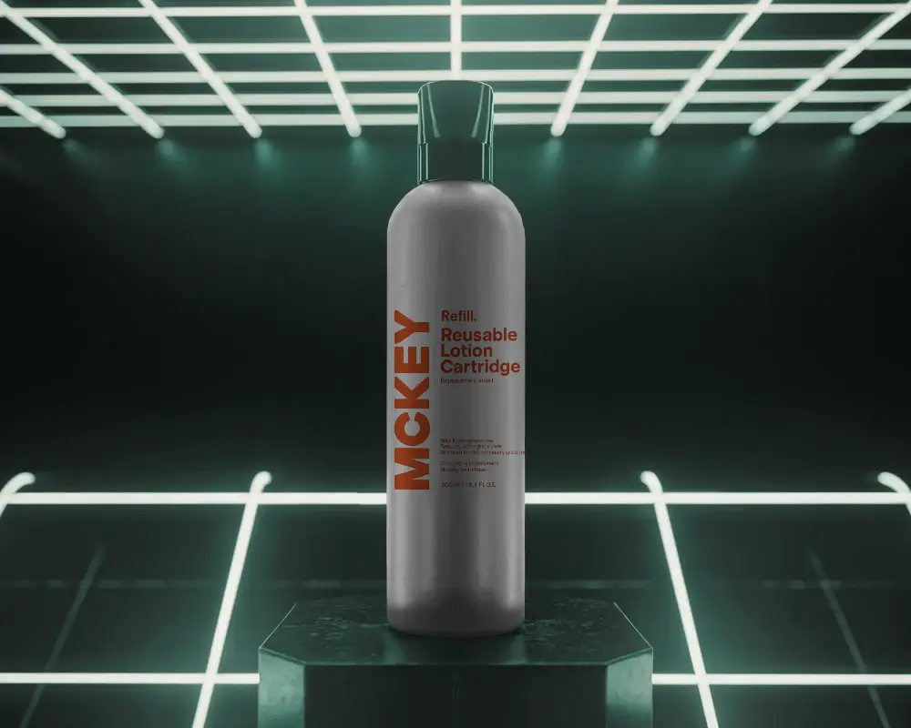 Modern Minimalistic Cosmetic Bottle Mockup For Beauty Brand Packaging Presentation