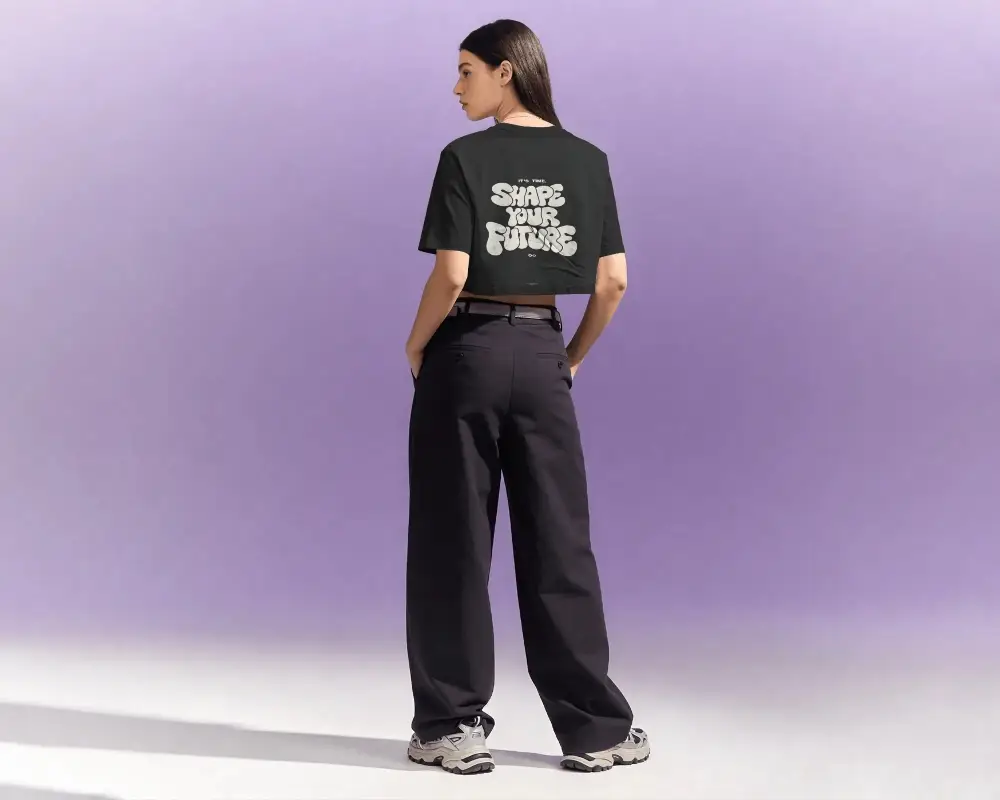 Trendy Crop Top Mockup For Fashion Designers And Brands Showcase Your Unique Style Easily