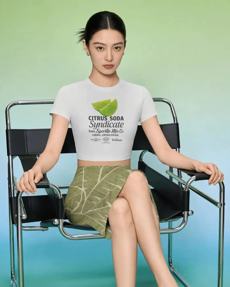 Minimal Crop Top Mockup Id Clean Aesthetic Modern Fashion Branding Showcase