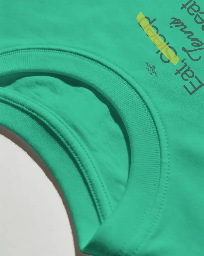 Macro Crop Top Mockup Fabric Stitch Detail Texture Closeup Clean Aesthetic