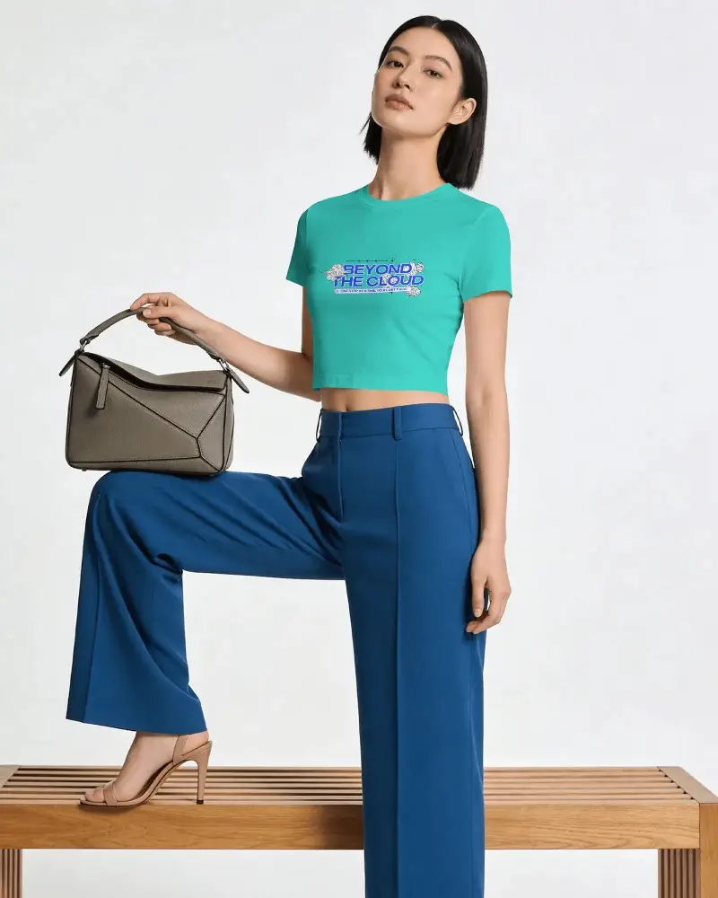 Modern Crop Top Mockup For Fashion Brands And Ecommerce Apparel Promotions