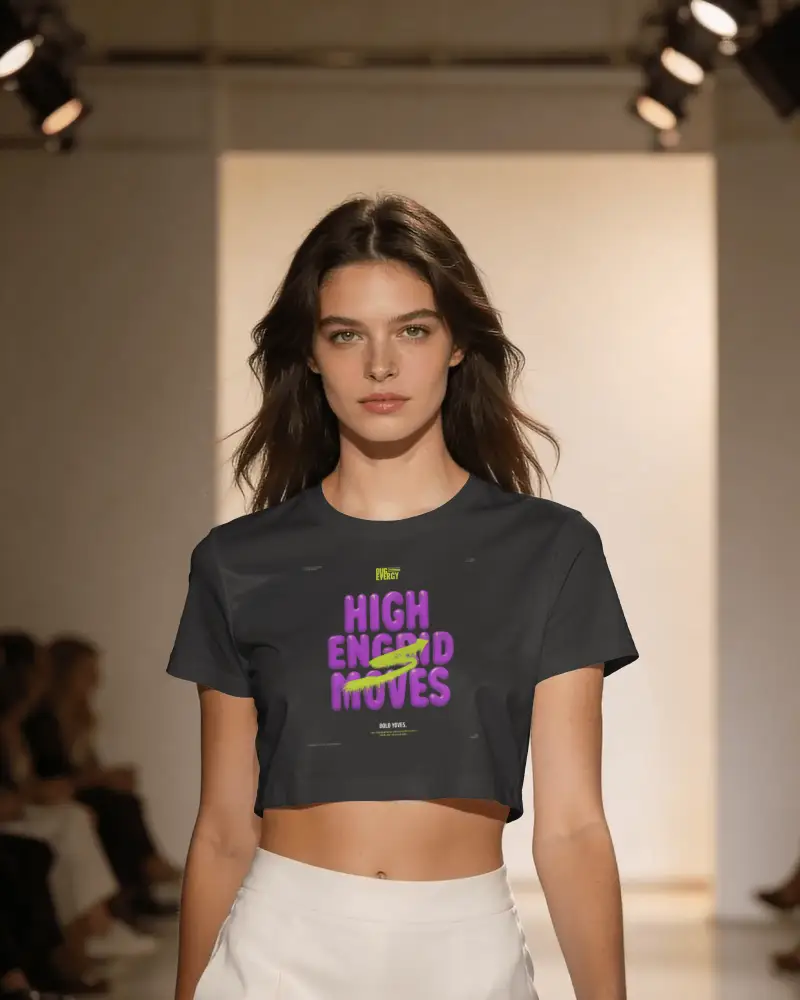 Stylish Crop Top Mockup For Fashion Brands Fashionable Womenswear Design Template