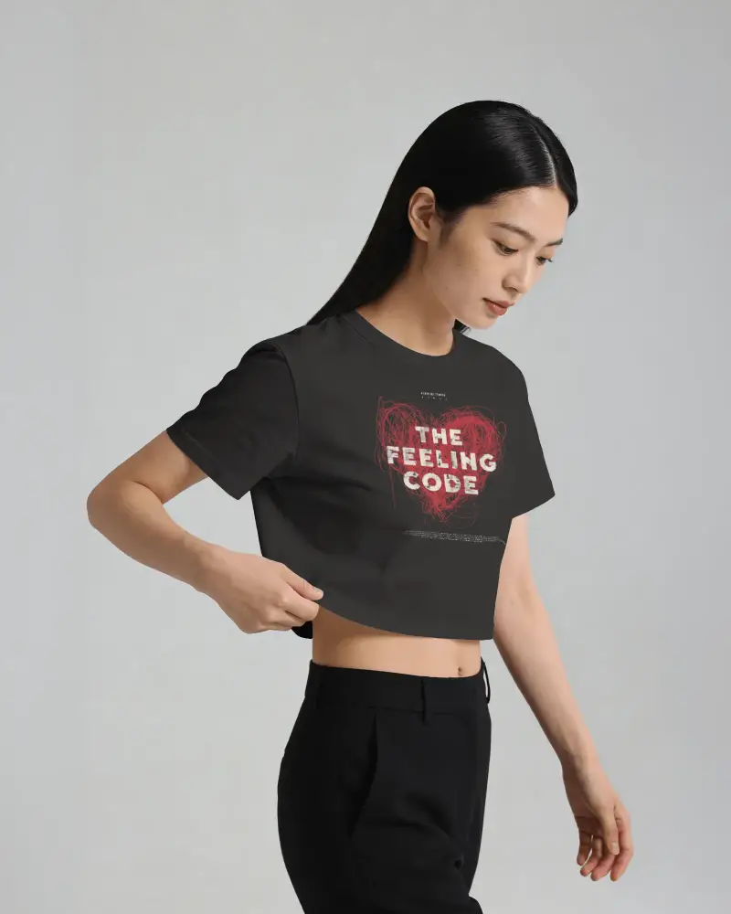 Trendy Crop Top Mockup For Fashion Designers Showcase Your Creative Prints In Modern Style