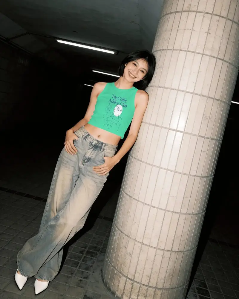 Stylish Fitted Crop Top Mockup For Youthful Fashionable Urban Outfit Ideas And Casual Wear