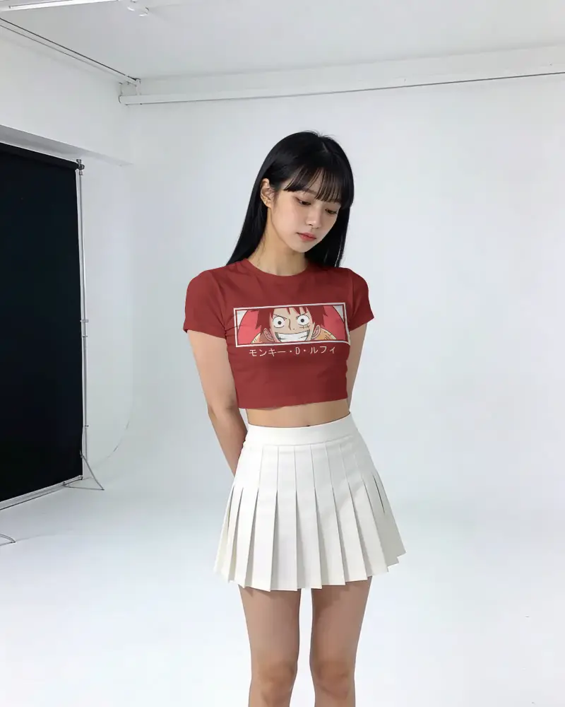 Sleek Minimalist Crop Top Mockup Designed For Modern Wearable Street Style Looks