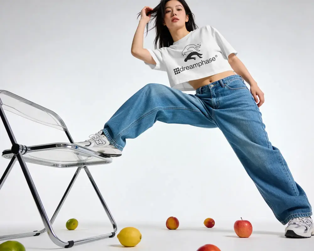 Trendy Crop Top Mockup Fashion For Stylish Casual Wear Modern Youthful Look